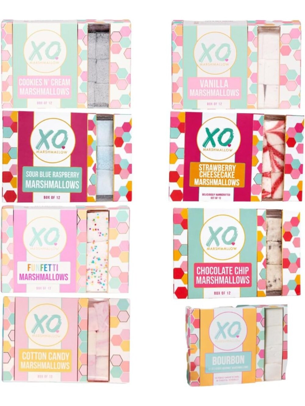 Gourmet Marshmallow Mega Bundle - Variety Pack of 8 Flavors, Perfect for Gifts!